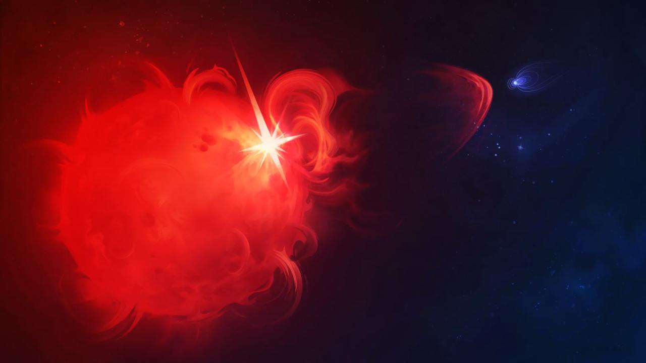 Az első bolygógyilkos kitörés egy közeli csillagnál