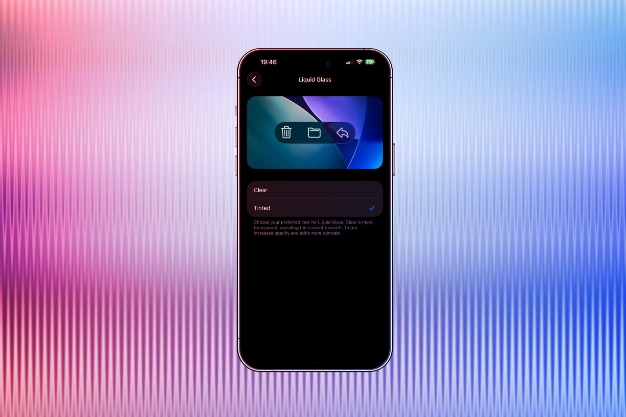 Az iPhone üveghatásának szabályozása végre a te kezedbe kerülhet
