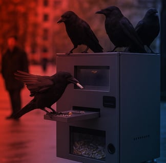 Az okos varjak, akik megtisztítják a városainkat