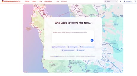 Az új Google Maps MI-eszközökkel bárki interaktív térképeket készíthet