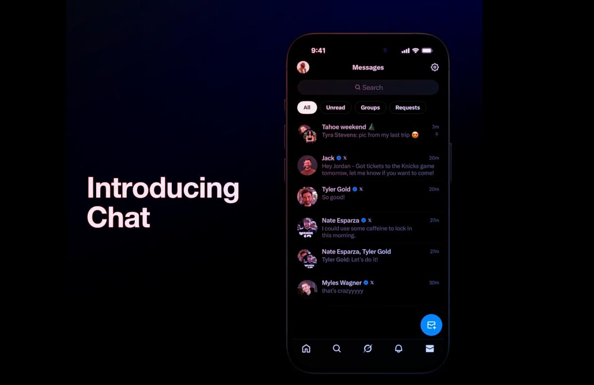 Az X kidobja a DM-et: jön a titkosított, videós Chat