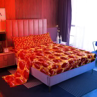 Pizzás ágynemű: Vicces álomvilág gyerekeknek