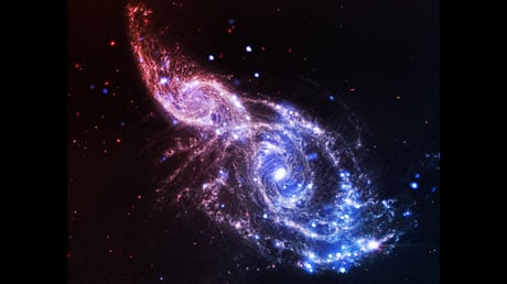 A James Webb leleplezte az univerzum káoszát: galaxisok ütköznek