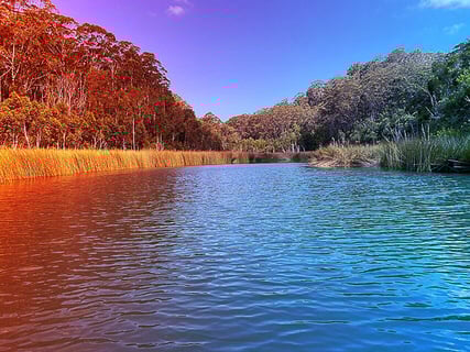 A K’gari legendás tavai az idő szorításában