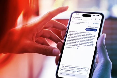 A Kindle új trükkje: a könyv, ami visszabeszél