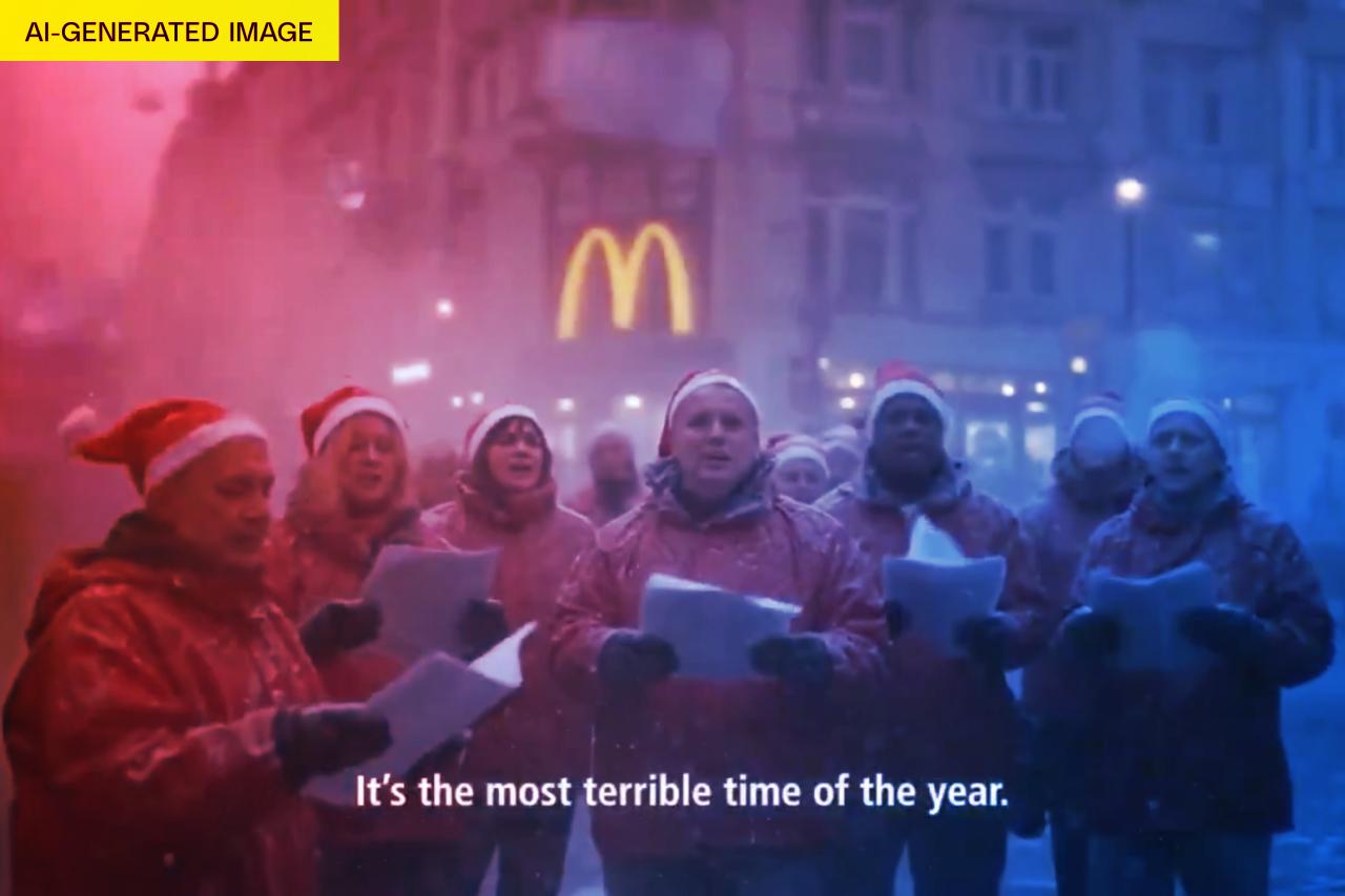 A McDonald’s MI-bakija: mintha utálná a karácsonyt