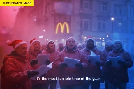 A McDonald’s MI-bakija: mintha utálná a karácsonyt