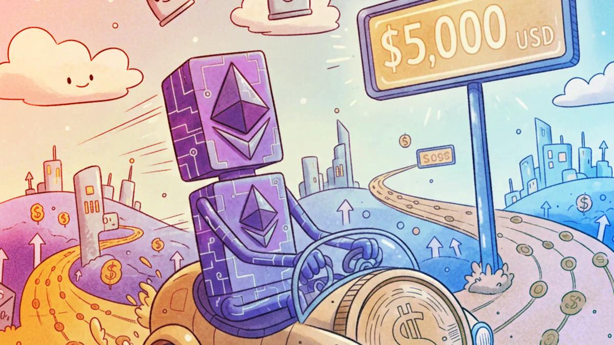 Az Ethereum az 5 ezer dollár kapujában: áttörés vagy visszapattanás?