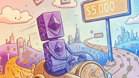 Az Ethereum az 5 ezer dollár kapujában: áttörés vagy visszapattanás?