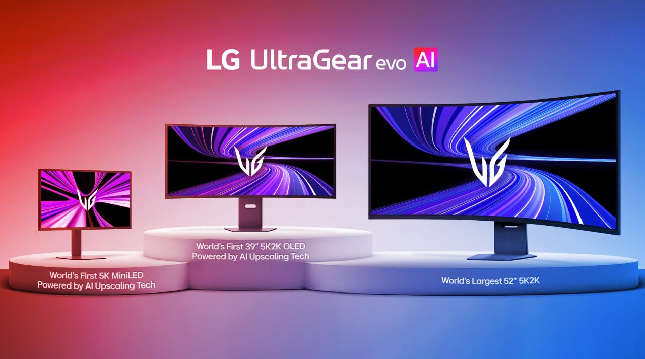 Az LG új UltraGear Evo monitorai MI-felskálázással hódítanak