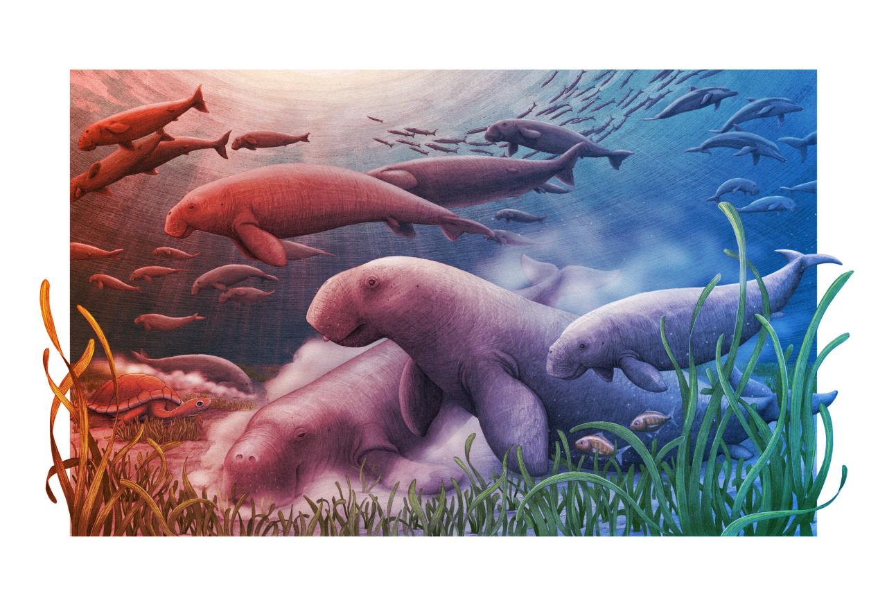 Az Öböl tengeri tehenéi 20 millió éve ökológiai mérnökök