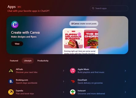 Az OpenAI megnyitotta a ChatGPT-alkalmazásboltot