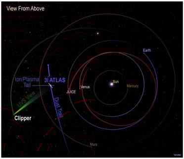 Az űrszonda sosem látott képet küldött egy csillagközi üstökösről