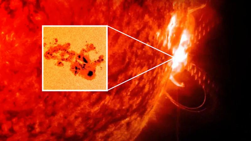 A gigantikus napfolt rekordot dönt: ezernyi kitörés, titokzatos napvihar