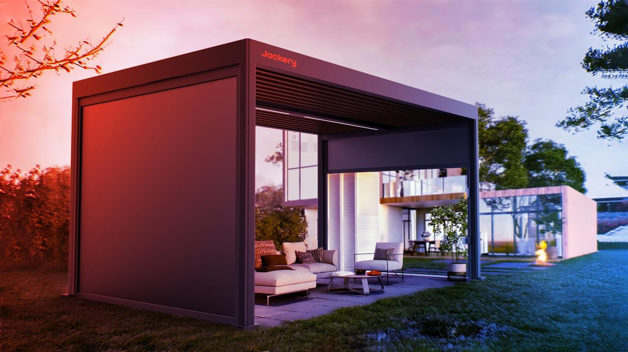 A Jackery napelemes pavilonja: borsos ár, de zseniális ötlet