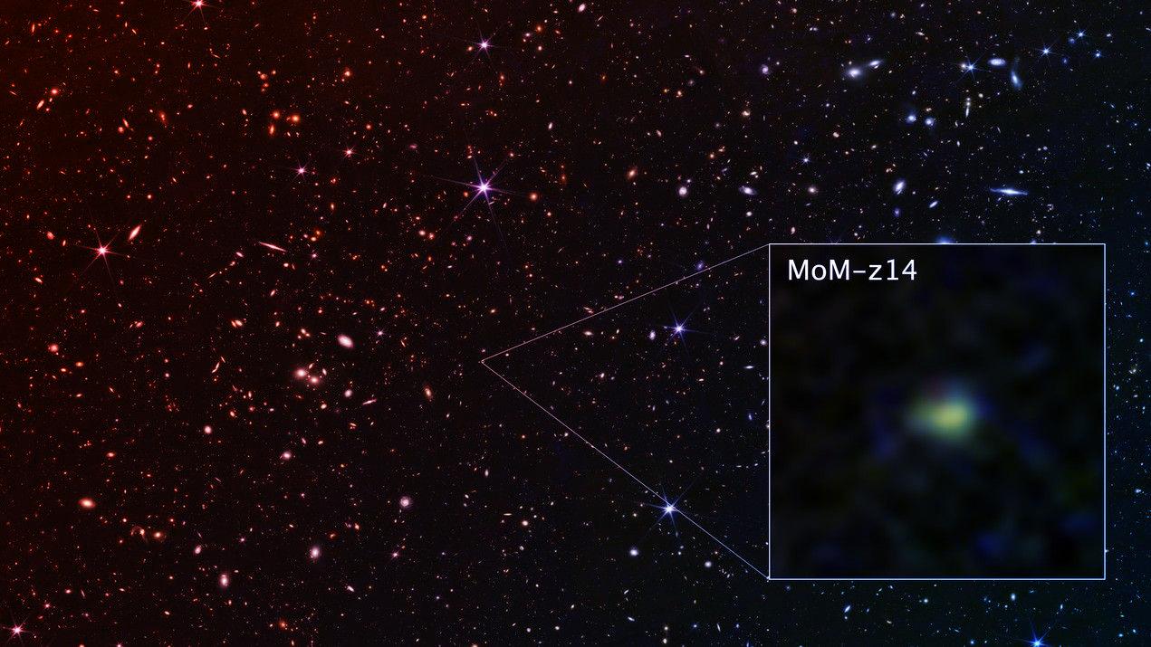 A James Webb-űrtávcső rábukkant az eddigi legősibb galaxisra