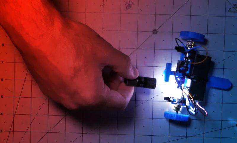 A robot MI nélkül is rátalál a fényre