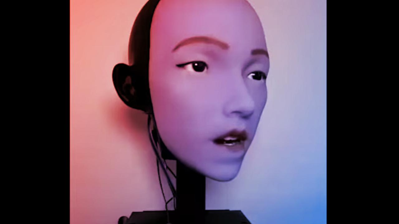 A világ első robotarca, amely úgy mozgatja ajkát, mint egy ember