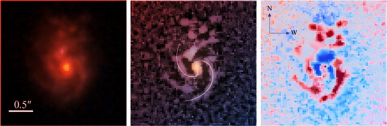 A világegyetem első küllős spirálgalaxisára bukkantak