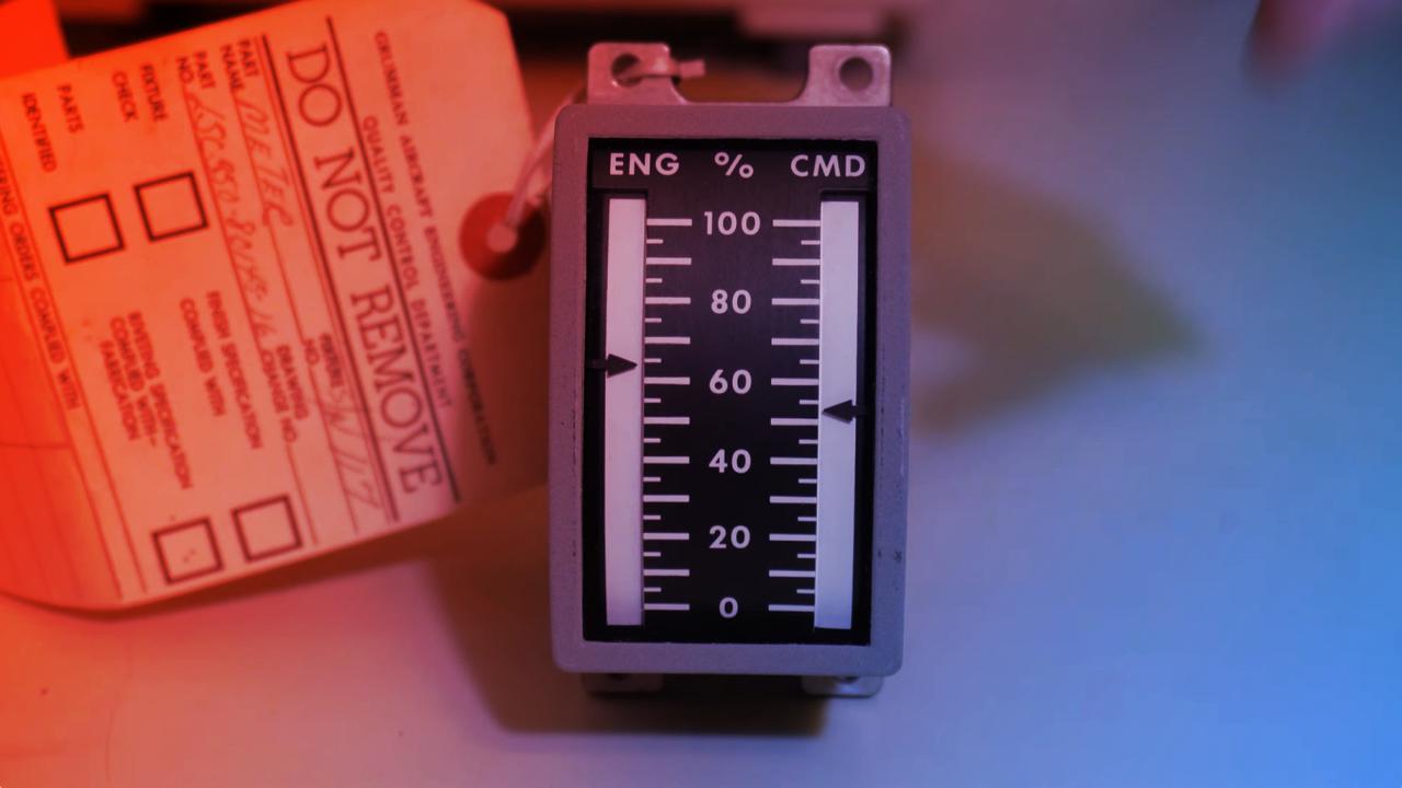 Az Apollo holdkomp tolóerőmérője újra életre kelt