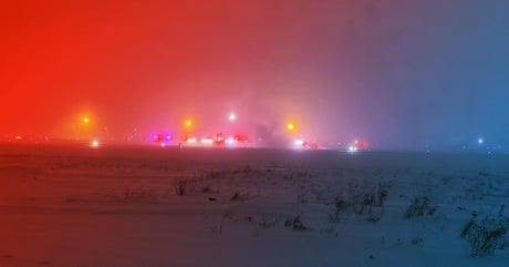 Az éjszaka közepén lezuhant egy magángép Maine-ben