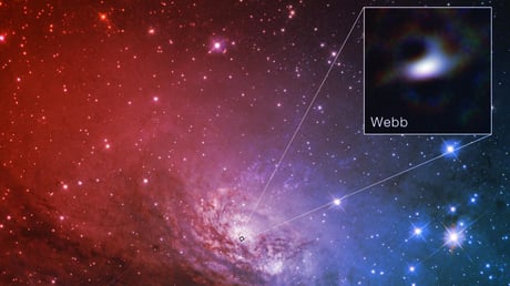 Az emberiség valaha látott legélesebb pillantása a fekete lyuk peremére