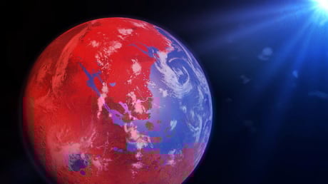 Az ősi Marsot félig óceán borította – új képek árulkodnak