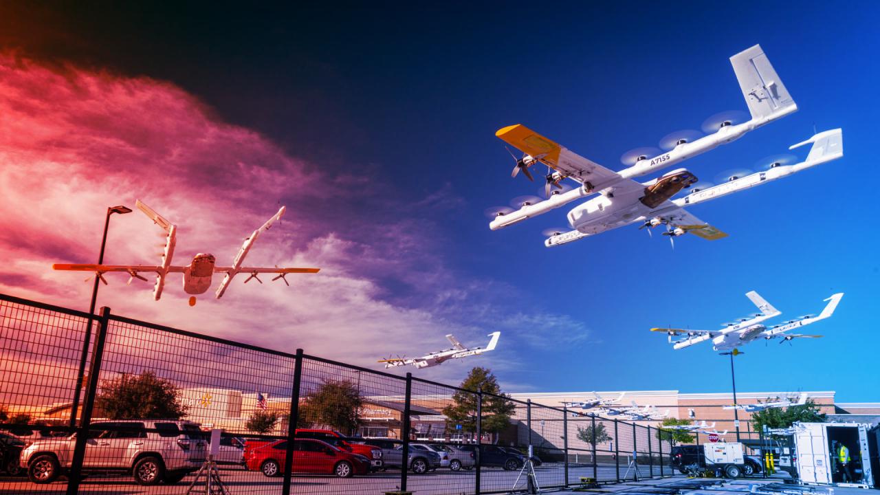 Az új korszak: drónok lepik el a Walmart-áruházakat