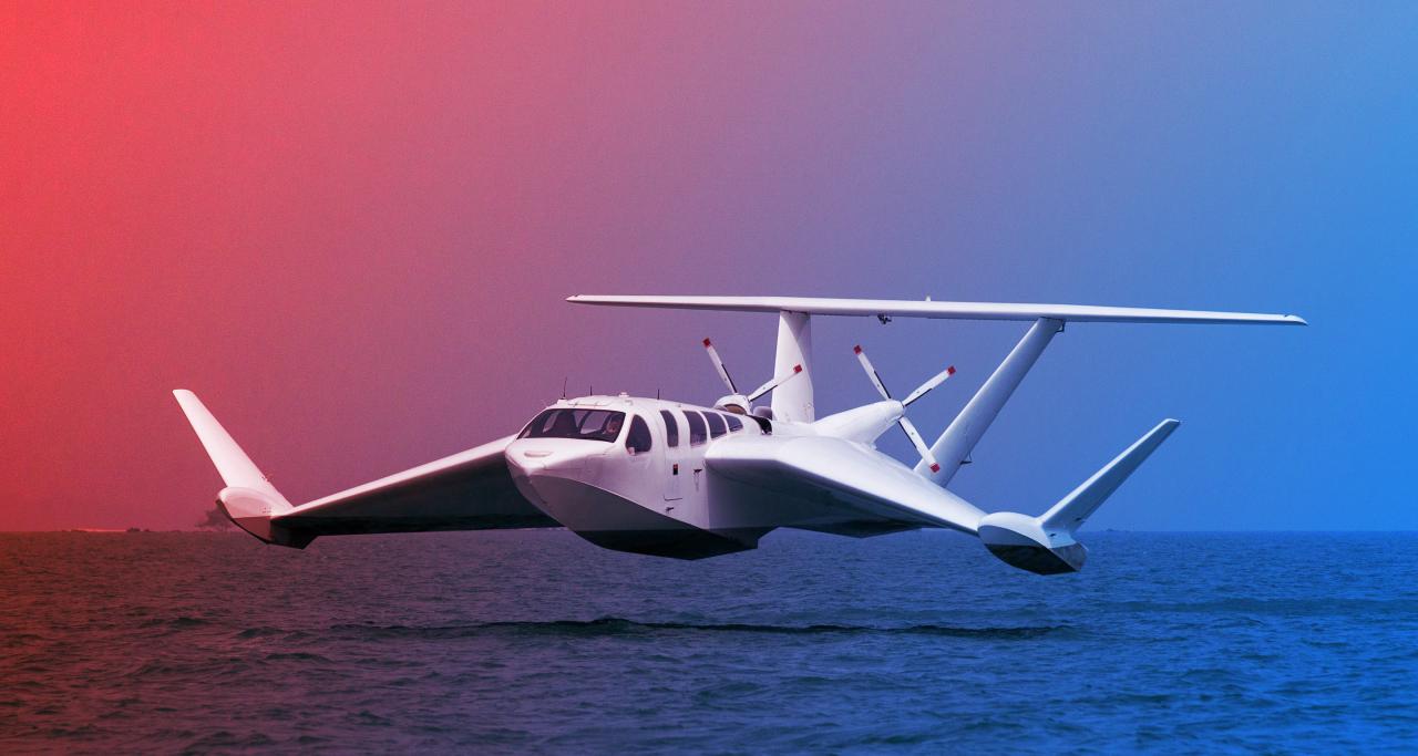 Az AirFish, a tenger felett repülő hajó forradalma