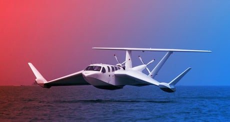 Az AirFish, a tenger felett repülő hajó forradalma