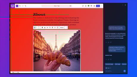 Az új WordPress AI-asszisztens mindent visz – weboldaltervezés egy szempillantás alatt