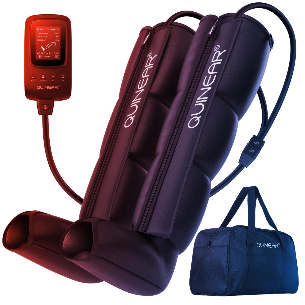 Edzett lábak percek alatt: QUINEAR légnyomásos masszírozó csizma