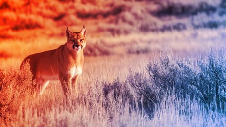 A farkasok sorra elhappolják a pumák zsákmányát Yellowstone-ban