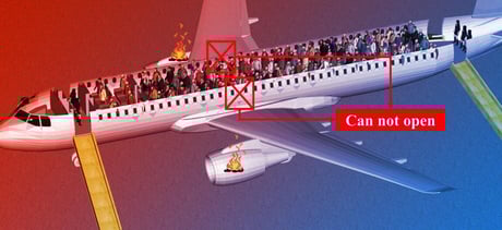 A nagy kérdés: kiüríthető-e az utastér 90 másodperc alatt?