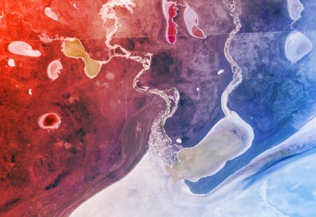 A namíbiai Nagy Fehér Hely szellemtavait feltáró űrfotó lenyűgözi a világot