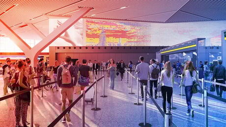 Az amerikai reptéri káosz csúcsa: már kertben állnak sorba