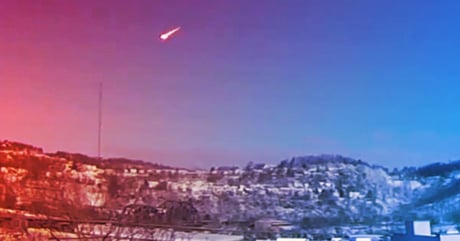 Az égből csapott le egy meteorit, megrendítve a régiót