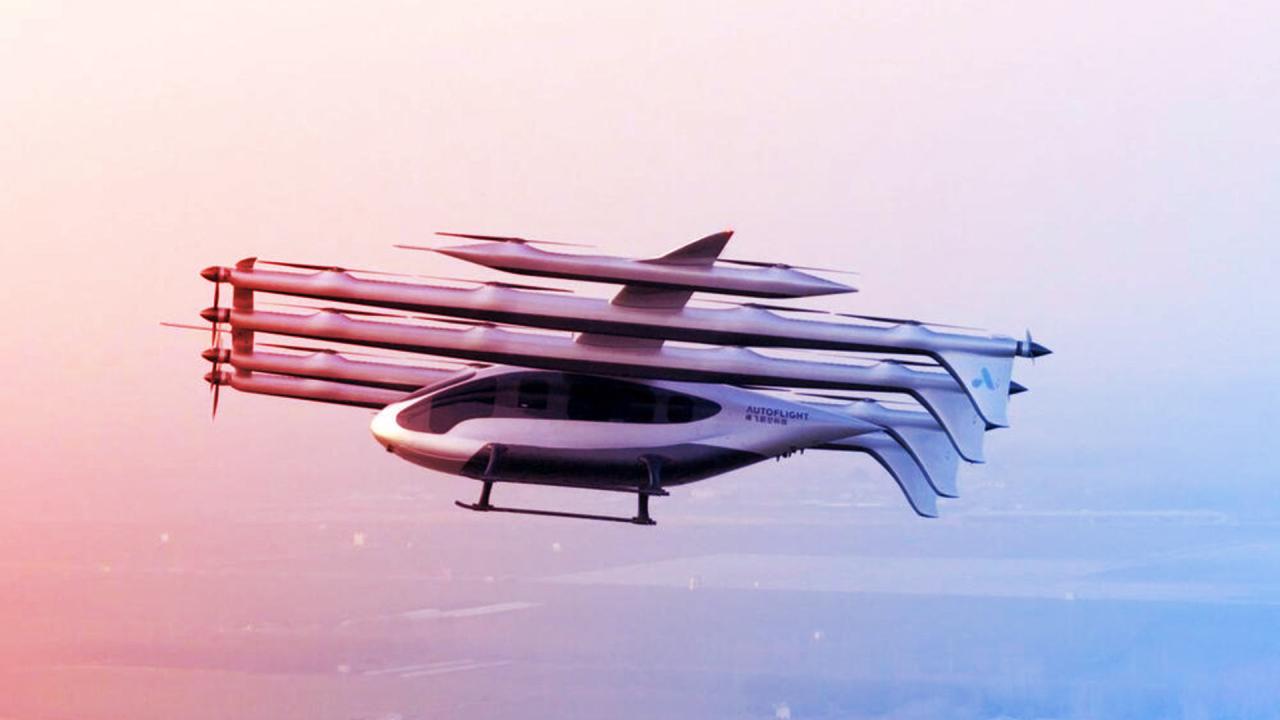 Az égi taxi tíz utassal: Kínában sikeres az első repülés