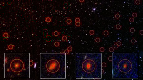Az első csillagok nyomai: mit üzennek a piros pöttyök?