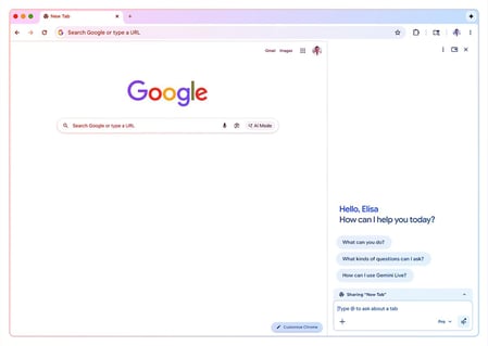 Itt a Google Gemini: végre itthon is a Chrome-ban