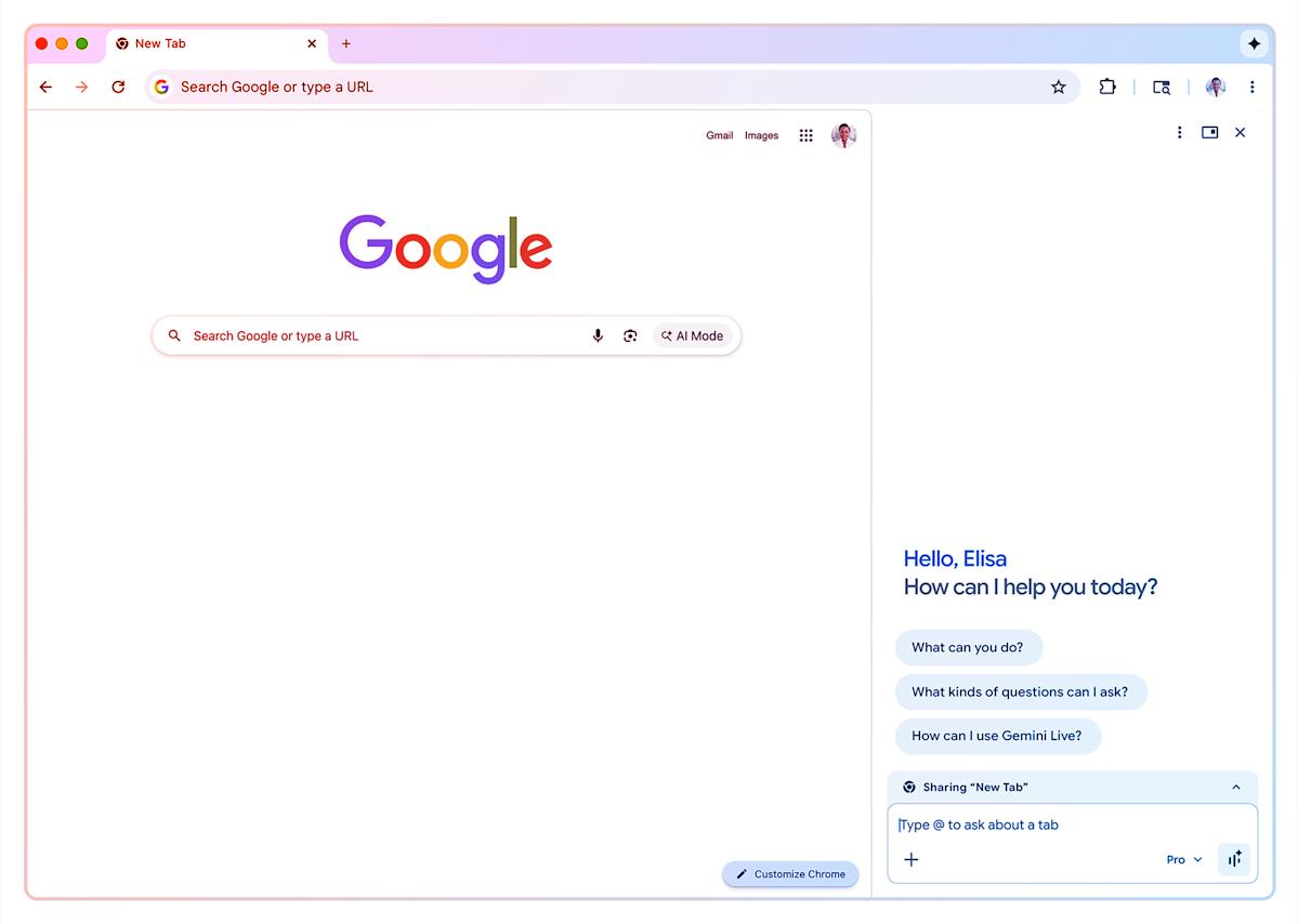 A Gemini végre megérkezett a Chrome-ba az ázsiai–csendes-óceáni térségben