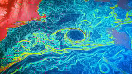 A mesterséges intelligencia feltárja az óceáni áramlatok titkos ösvényeit