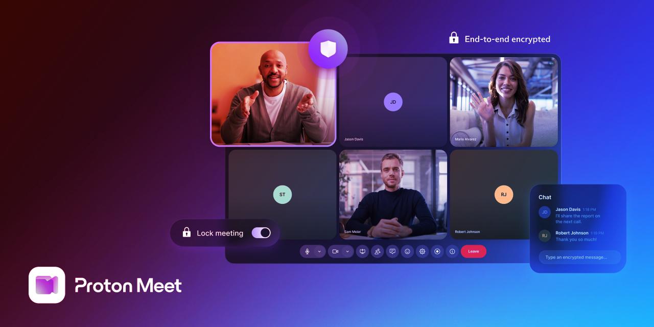 Az új Proton Meet: videóhívás, ahol a titok titok marad