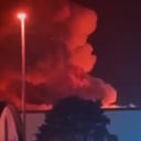 Tűz az amerikai bombázók brit bázisán – csak egy üres épület égett