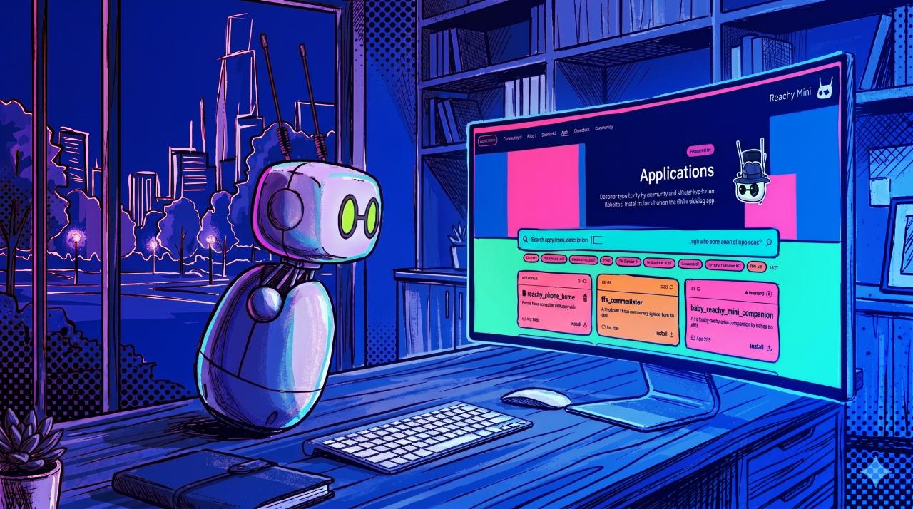 A Hugging Face megnyitotta a nyílt forrású Reachy Mini appáruházat 200+ appal
