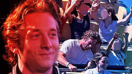 A hullámvasúton szárnyal Jeremy Allen White – a gyerekei is!