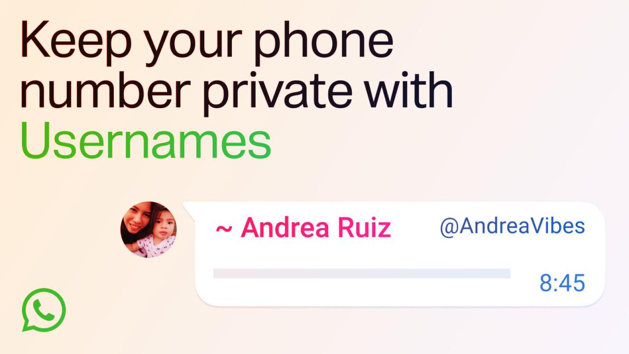 A WhatsApp felhasználóneveket vezet be: búcsú a telefonszámoktól?