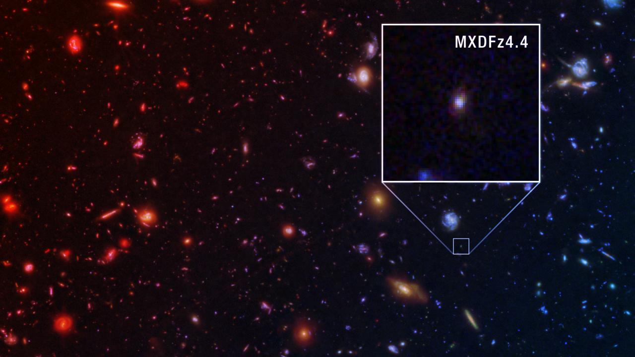 A Hubble lehetetlen fényt észlelt egy láthatatlan galaxisból