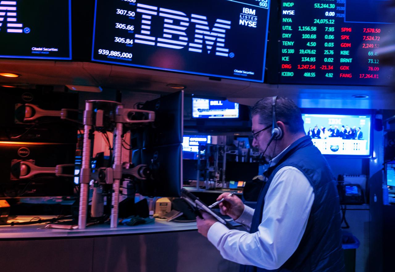 Az IBM 23%-ot zuhant a második negyedéves profitfigyelmeztetés után