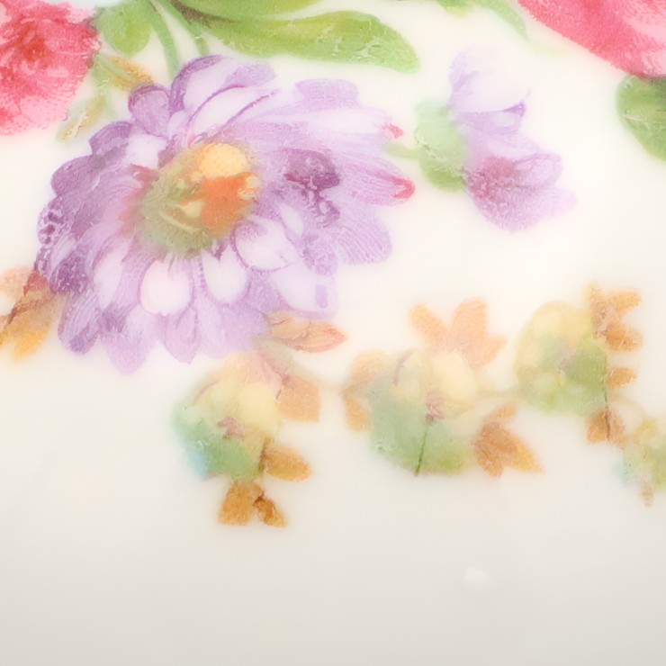 Vintage Zsolnay Porcelain Trinket Box, Bonbonniere, Jewelry Box Hand Painted, Hungarian Porcelain